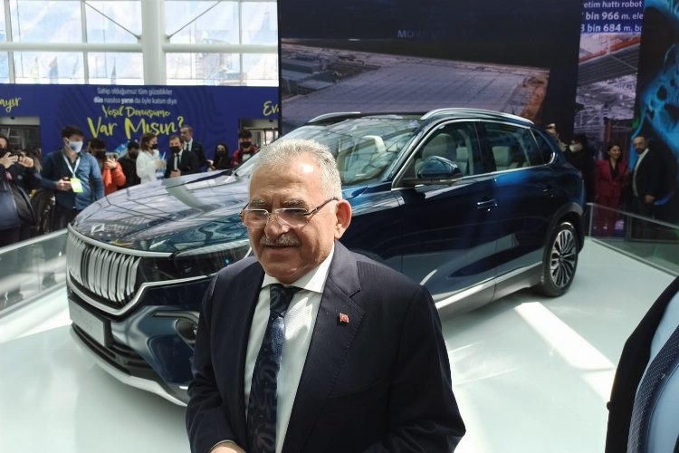 Başkan Dr. Memduh Büyükkılıç, Kayseri TOGG'dan Plakası Kadar Alacak