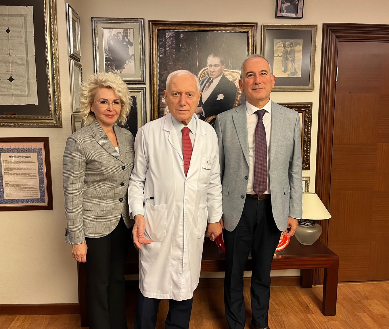 Başkan Deniz’den Prof.Dr. Haberal’a Ziyaret