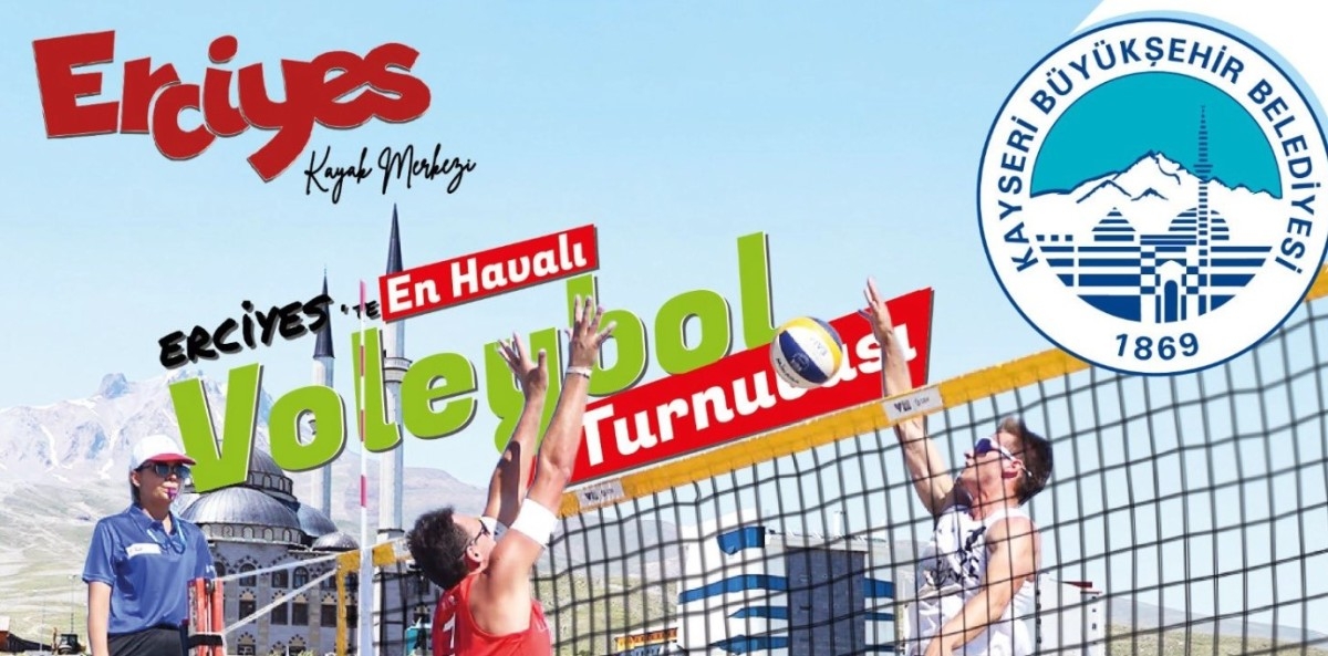 Erciyes'te Voleybol Turnuvası