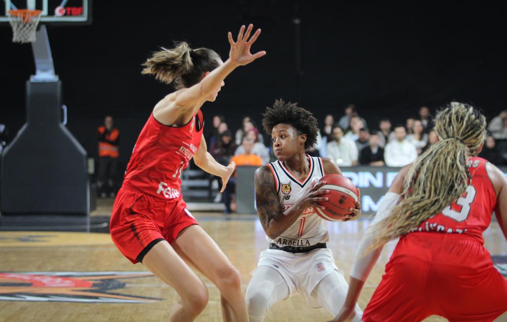 Kadınlar Basketbol Süper Ligi: ÇBK Mersin: 79 - Melikgazi Kayseri Basketbol: 73