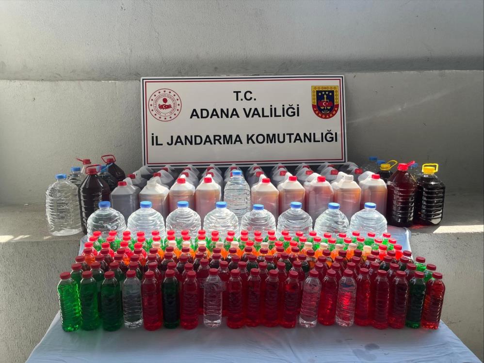 Yarım ton kaçak alkol ele geçirildi
