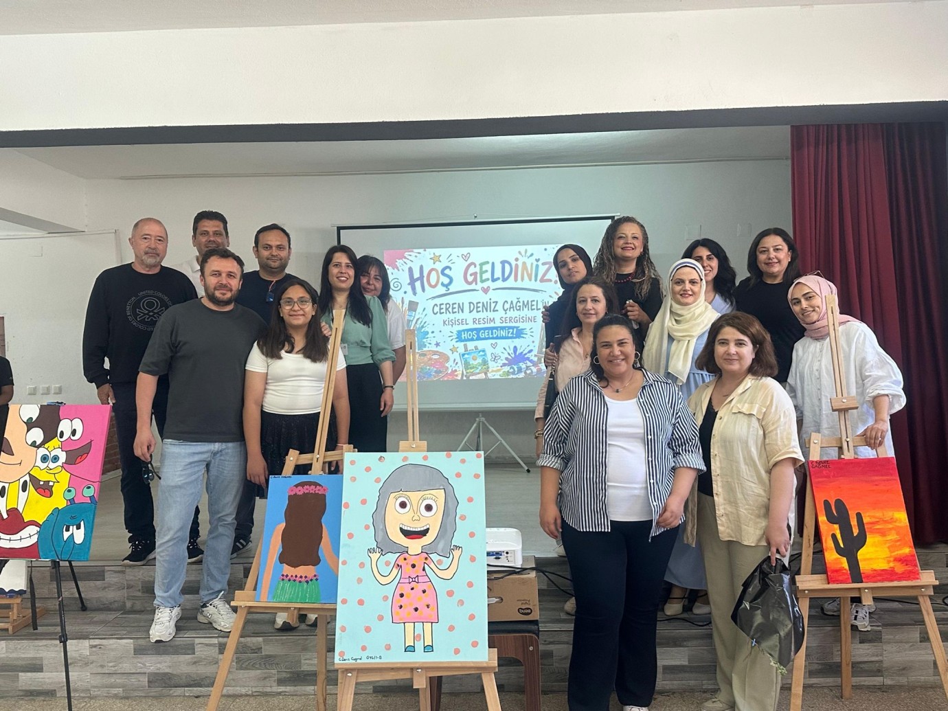 Anamur’da Ceren’in Kişisel Resim Sergisi Büyük İlgi Gördü