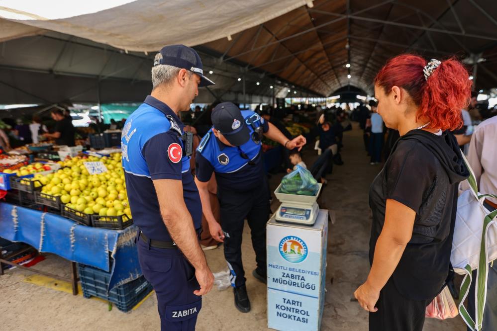 Zabıtadan semt pazarlarında sıkı denetim