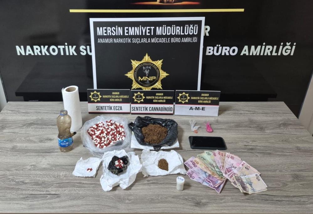 Anamur'da Uyuşturucu taciri yakalanıp tutuklandı