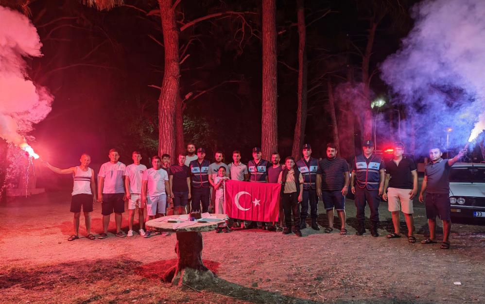 Jandarma ekiplerine kavga ihbarlı sürpriz kutlama