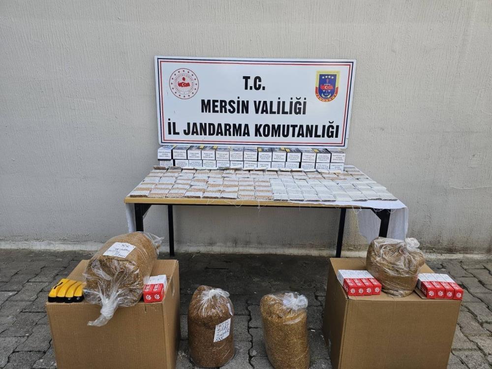 Bozyazı'da kaçak makaron operasyonu