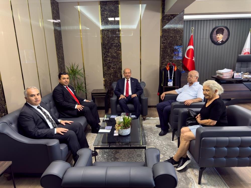 KKTC 5. Cumhurbaşkanı Tatar, Anamur Adalet Sarayını ziyaret etti