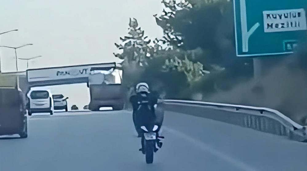 Tek teker şov pahalıya patladı: 46 bin TL ceza kesildi