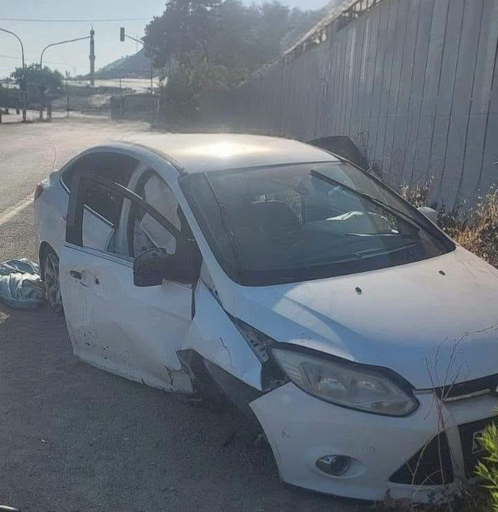 Bozyazı’da trafik ışıklarında  kaza