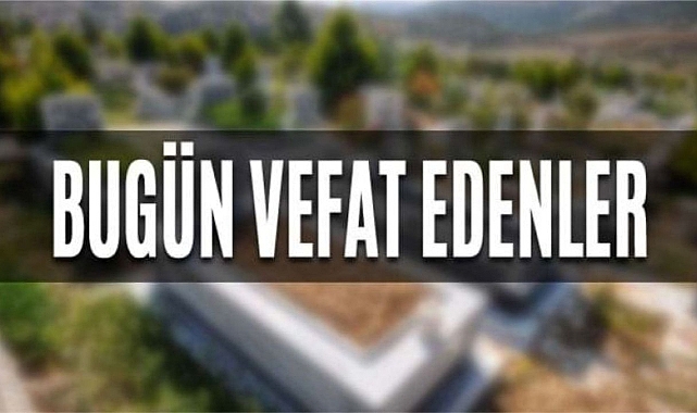Anamur'da bugün vefat edenler -05.08.2026