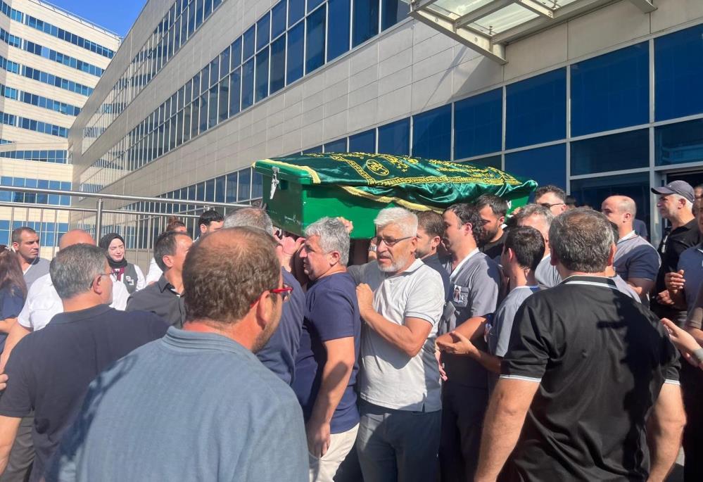 Hastane personeli Gülcan Gürel için tören düzenlendi