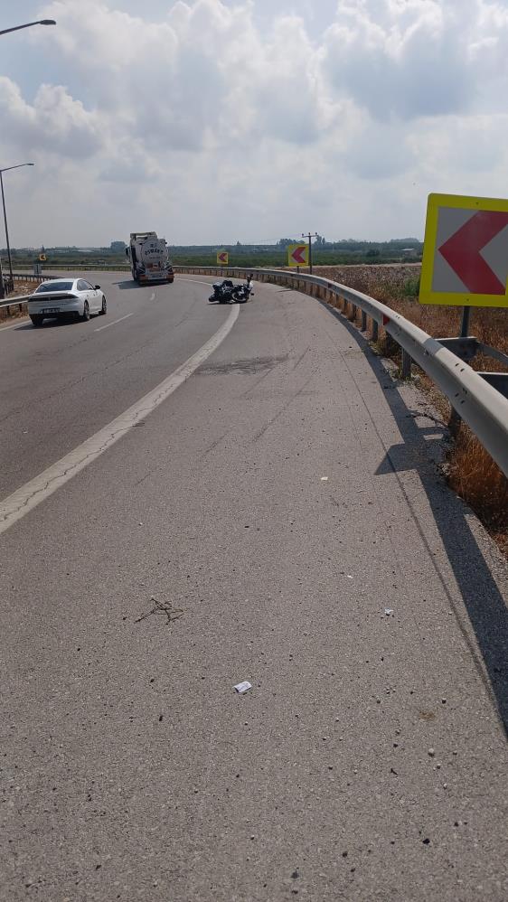 Motosiklet kazasında sürücü hayatını kaybetti