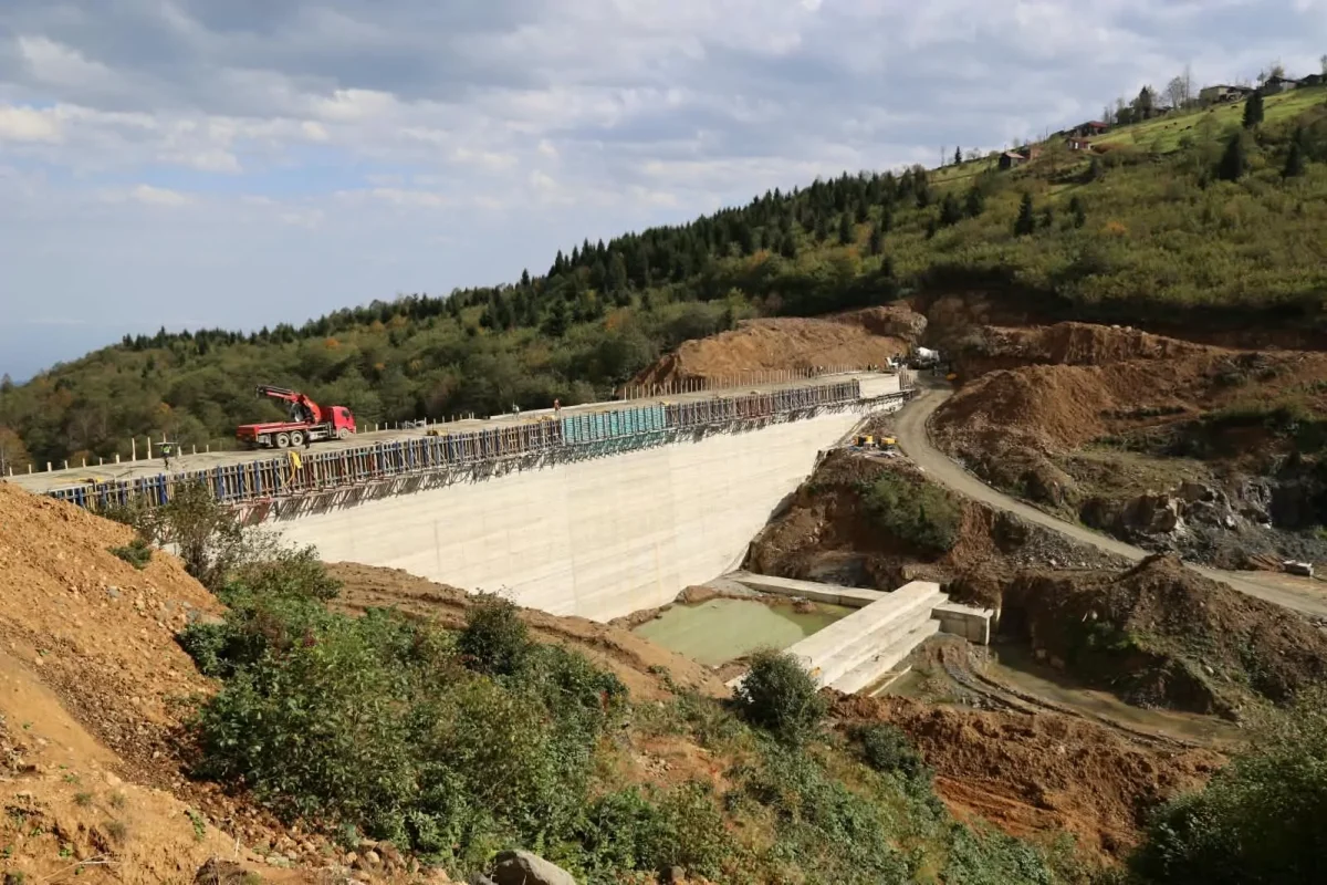 Uçarsu Göleti Trabzon’un su ihtiyacına nefes olacak