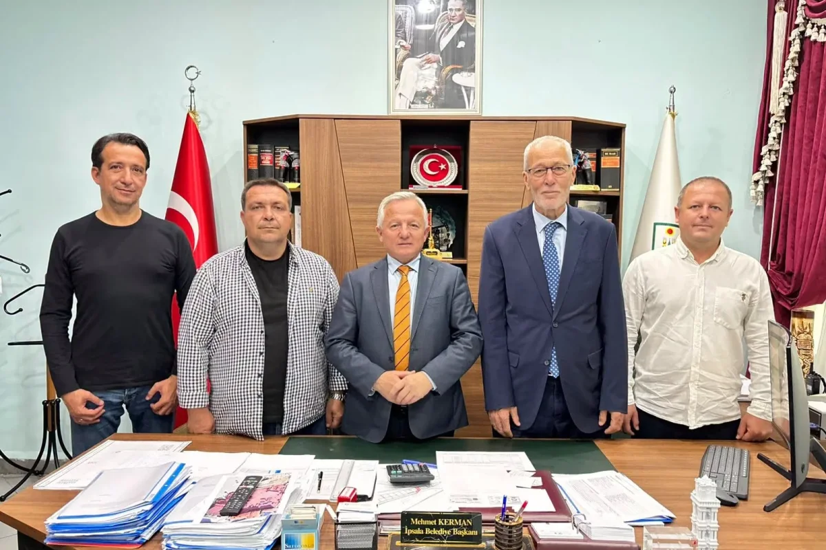 İpsala'da anlamlı buluşma... Batı Trakya’dan İpsala Belediyesi’ne dostluk ziyareti