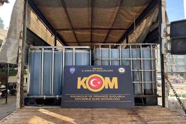 Mersin'de 14 bin litre kaçak akaryakıt ele geçirildi