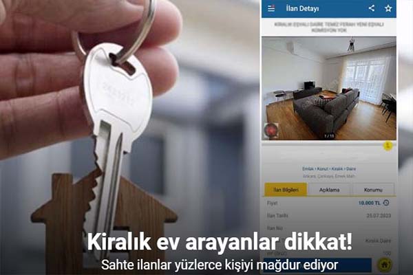 Vatandaşlar, ucuz kiralık ev ilanlarına kanarak dolandırılıyor