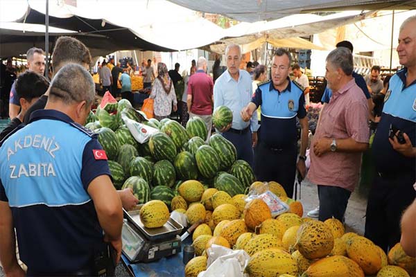 Pazar yerlerinde fiyat ve tartı denetimi