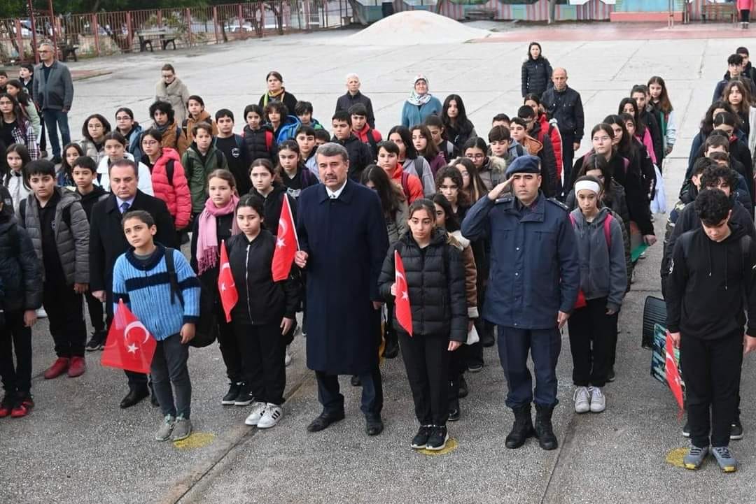 Şehitler Anamur’da Okullarda Anıldı
