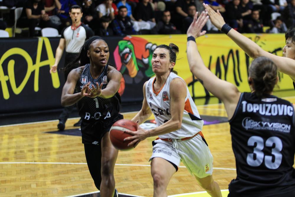 ING Kadınlar Basketbol Süper Ligi: ÇBK Mersin: 91 - Beşiktaş BOA: 64