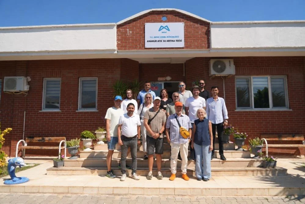 Anamur'da MESKİ’nin arıtma tesisinde Alman heyetten teknik inceleme