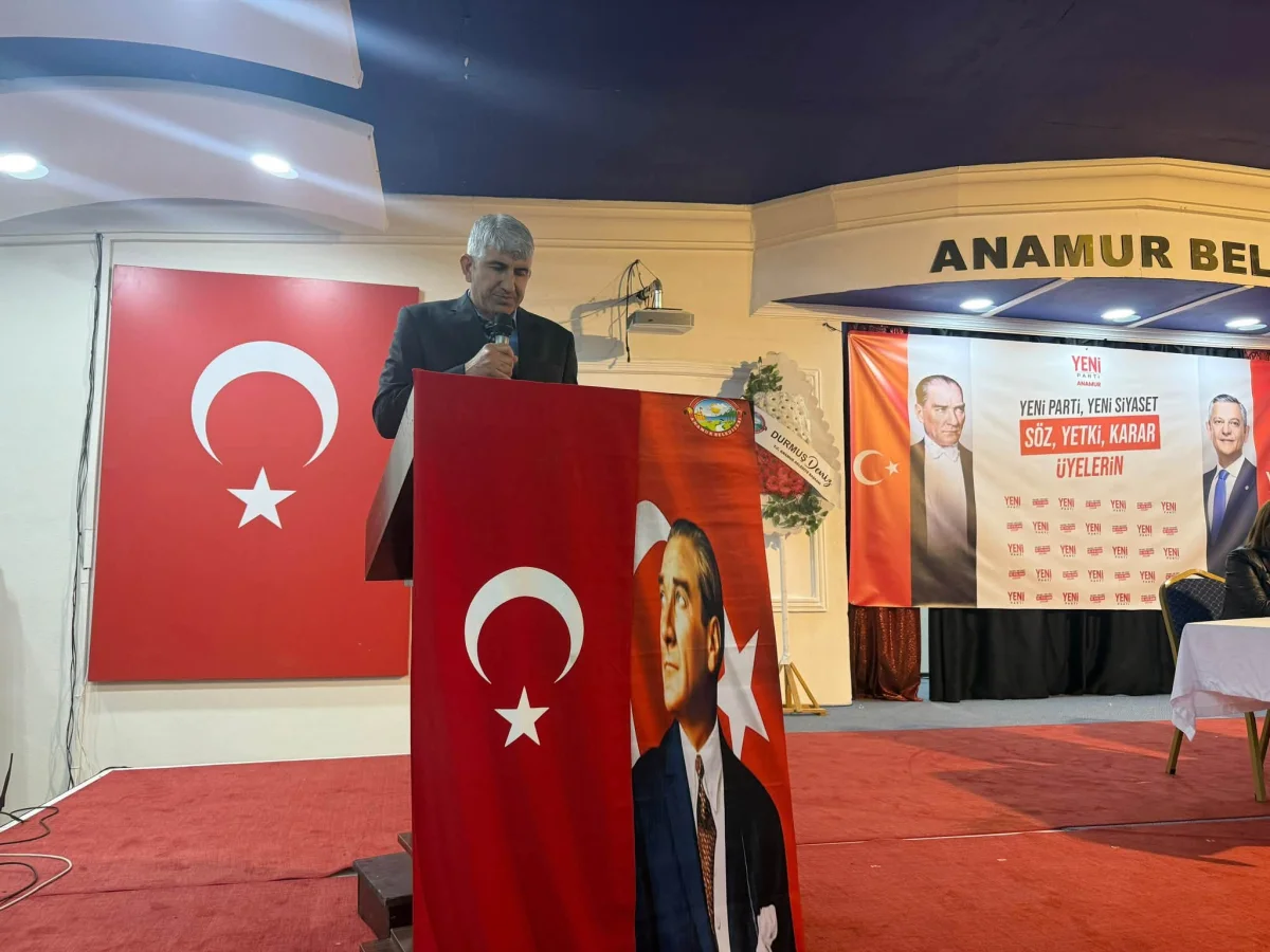 Yeni Parti Anamur İlçe Kongresi Yoğun Katılımla Gerçekleşti