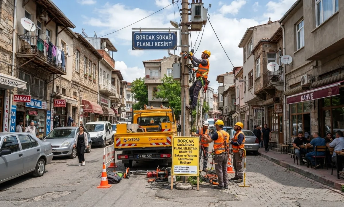 Borcak Sokağı'nda Planlı Elektrik Kesintisi: Bakım ve Yatırım Çalışmaları Başlıyor