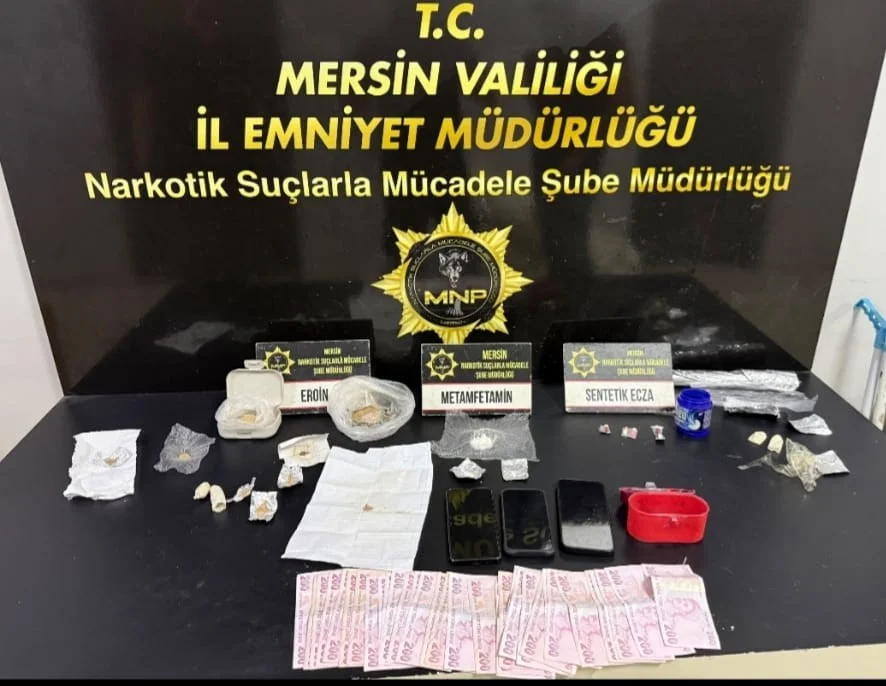 Uyuşturucu taciri 5 şüpheli yakalanıp tutuklandı