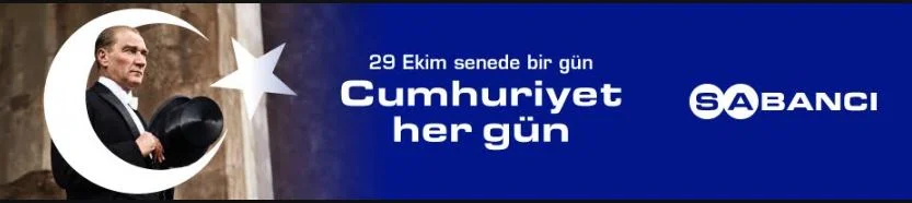 Sabancı Holding 29 Ekim Cumhuriyet Bayramı İnternet Banner görseli