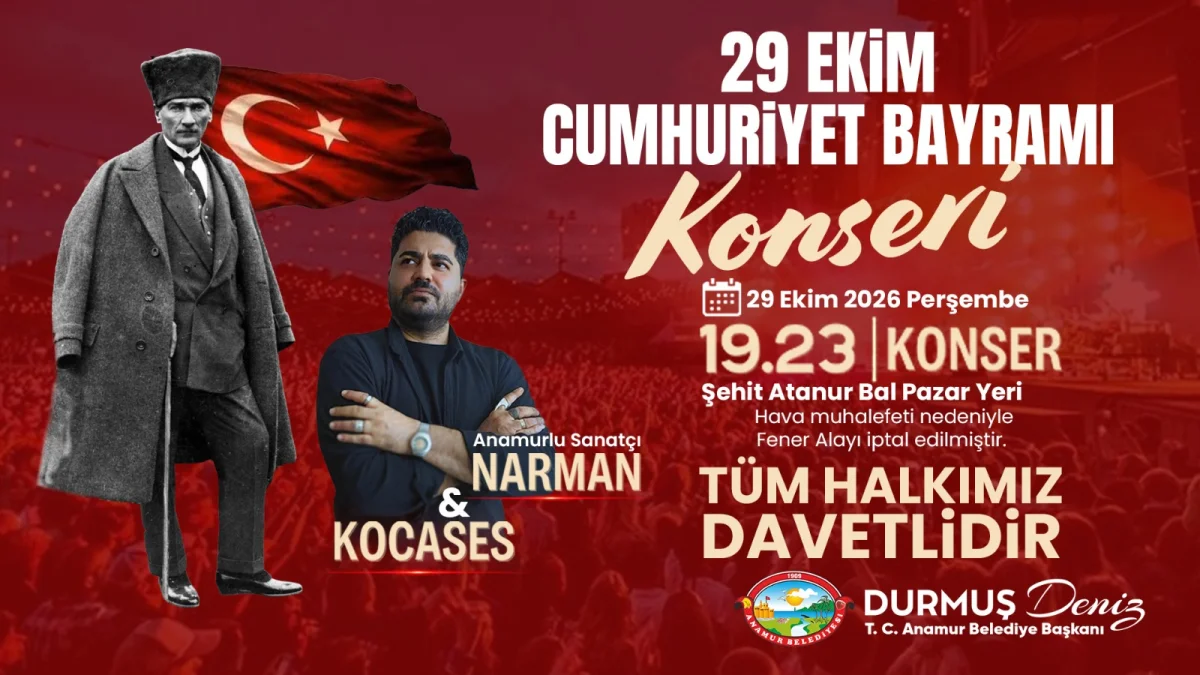 Başkan Deniz’in 29 Ekim Cumhuriyet Bayramı Kutlama Mesajı